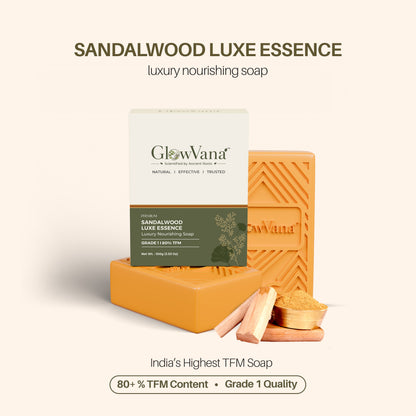 GlowVana Sandalwood Luxe Essence Bar | Skin Brightening Bar