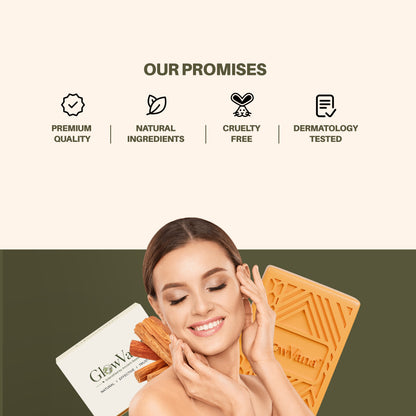 GlowVana Sandalwood Luxe Essence Bar | Skin Brightening Bar