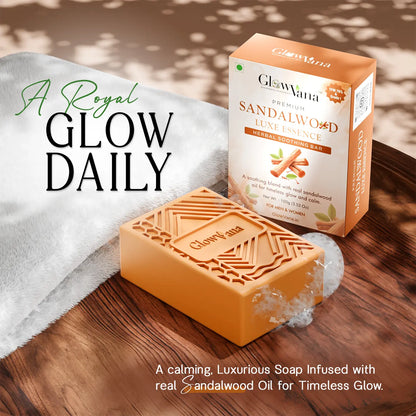 GlowVana Sandalwood Luxe Essence Bar | Skin Brightening Bar