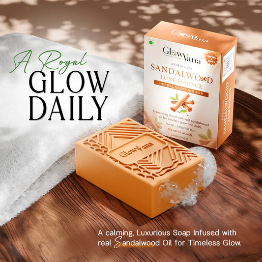GlowVana Sandalwood Luxe Essence Bar | Skin Brightening Bar
