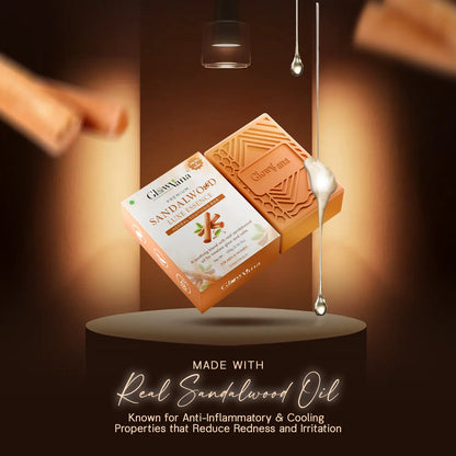 GlowVana Sandalwood Luxe Essence Bar | Skin Brightening Bar