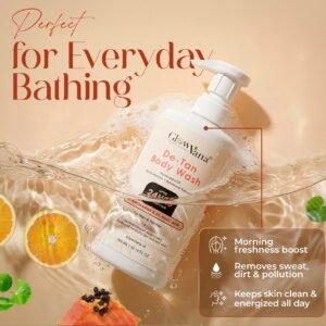 GlowVana De-Tan Body Wash | 300 ML | Men & Women | Skin Brightening & Tan Removal